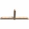 Ekena Millwork Eugene Smooth Timber Gable Bracket, Douglas Fir, 84"W x 35"H x 5 1/2"D x 5 1/2"F, 10/12 Pitch GBW084X35X0606EUG00SDF - alternate 5